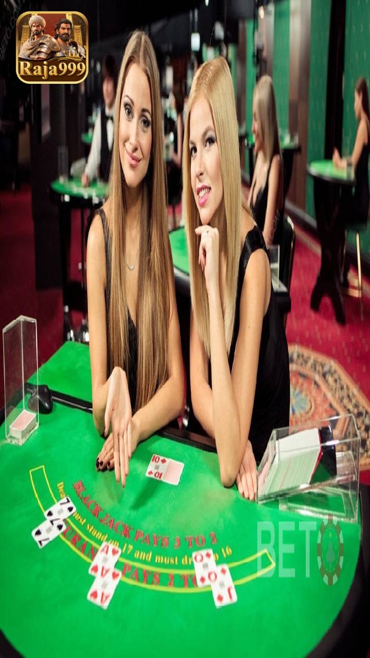 Raja999 Game live dealer screen